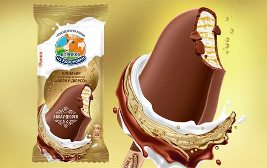 «Абрау-Дюрсо» и «Коровка из Кореновки» выпустят мороженое со вкусом игристого