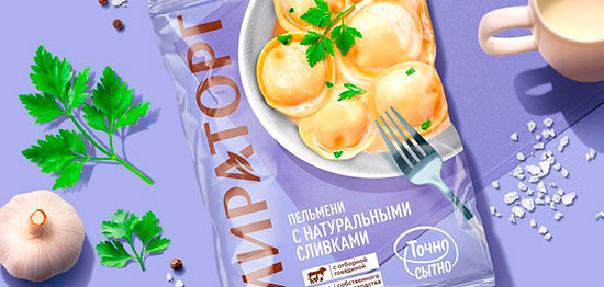 Агентство DDVB обновило дизайн упаковки пельменей от «Мираторга»